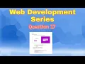 Web programming Question 17