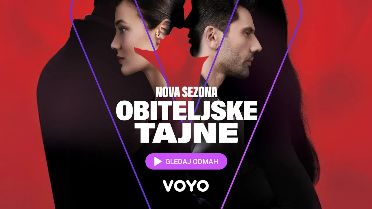 VOYO Hrvatska — OBLITELJSKE TAJNE 3. SEZONA (YouTube video ad)