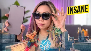 xreal aura this shouldnt be possible in glasses