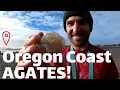 Finding lots of agates on the Oregon coast Bob creek
