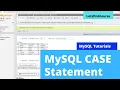 MySQL CASE Statement - MySQL Tutorial Letsfindcourse