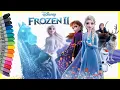 Mewarnai FROZEN ELSA and ANNA COLORING PAGE COMPILATION