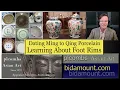 Antiques Dating Chinese Ming to Qing Porcelain and Learning About Footrims
