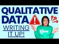 Qualitative Research Findings 7 tips for writing up your dissertation results chapter