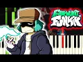 Friday Night Funkin' - VS Garcello FULL WEEK on PIANO
