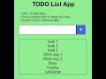 LetsGrowMore Internship Project 1 Todo List App using HTML CSS and JavaScript - Abdul Rehman
