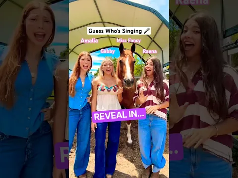 Guess Who’s Singing REVEAL! 👀🎤😱 | Triple Charm #Shorts