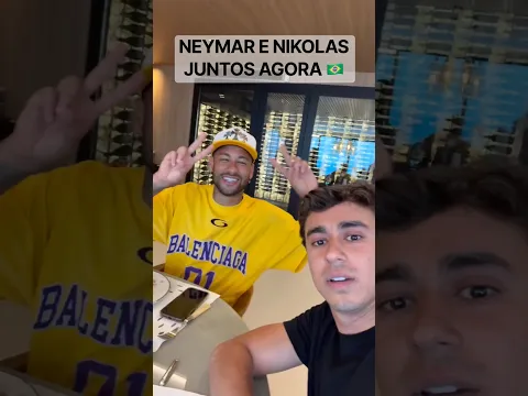 NIKOLAS FERREIRA E NEYMAR JUNTOS!