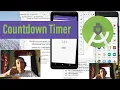How To Create Countdown Timer in Android Studio - Tutorial