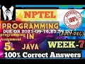 programming in java-Nptel week 7 Programming assignment 5 nptel NPTEL JAVA SOLUTION July 2021
