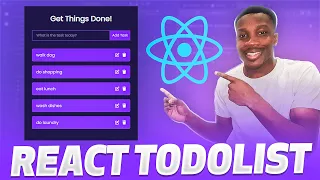 React Todo List App Tutorial - React JS Project Tutorial for Beginners