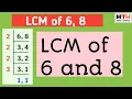 LCM of 6 and 8 LCM 6 8 LCM 6 8 Find the lcm of 6 and 8