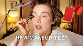 testing NEW MAKEUP & GRWM for the US Open 💋