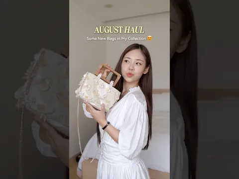 August bag haul! beberapa tas baru yg aku beli di bulan ini 😍 fav kalian yg mana? #baghaul #review