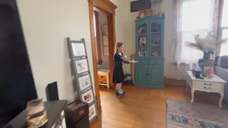 Waitress in training