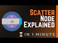 Houdini Scatter Node Explained in 60 Seconds