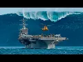 Lagu Monstrous Tsunami Sinks World's Largest Aircraft Carrier (AI 4K)