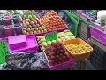 Many Fruits in season on one of the biggest Markets in Mexico
