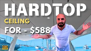 How to Build a Yacht Hard Top for $588 | DIY Yachting Project✨