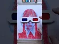 Download Lagu Wednesday \u0026 Thing 🖤🖐️ #art #drawing #3dglasses