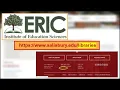 ERIC Database Content and Use