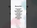 Bunny Girl 💗(Lyrics) #shaniayan #japanese