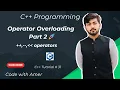 Operator Overloading in C Part 2 Mastering - and Stream Insertion