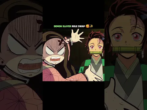 Demon slayer role swap 🥰✨ #demonslayer #foryou #kimetsunoyaiba #shorts
