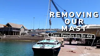DOWN goes our MAST! | YACHT REBUILD WEEK 3