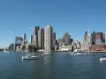 Boston Harbor on a ferry to Quincy