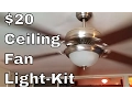 Ceiling Fan Light Kit - DIY