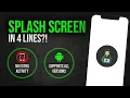 The New Splash Screen API is INSANE No Extra Activity Animations Fetching Data