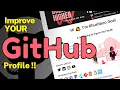 Github Profile Readme Markdown template Improve Your Github profiles