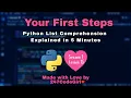 Python List Comprehension Explained in 5 Minutes Season 1 Lesson 15