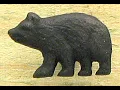 Cast Iron Bear Drawer Pull - Rustic Black Cabinet Furniture Handle