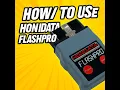 How To Use Hondata Flashpro
