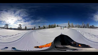 Badger Pass Ski Area top of Eagle Lift