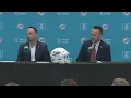 Miami Dolphins introduce Head Coach Jeff Hafley General Manager Jon-Eric Sullivan