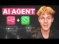 N8N WhatApp Tutorial: Build AI Agent in Minutes (Free \u0026 Easy)