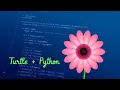 Draw a Beautiful Flower with Python Turtle Turtle Graphics Animation