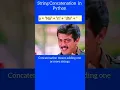 String Concatenation in Python