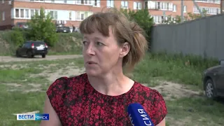 Омичи жалуются на пыль и шум в жилом квартале