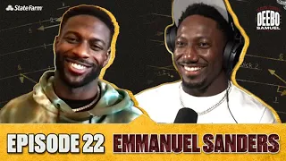 Emmanuel Sanders on Winning Super Bowl 50 Time with Steelers 49ers w Deebo Cleats Convos