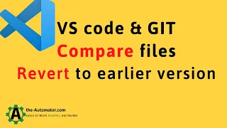 VS Code GIT integration Version control comparing files