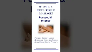 Swedish or Deep Tissue How often should you get a massage Here s how to choose