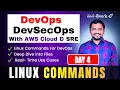 DAY-4 Linux Commands for DevOps Engineers DevOps DevSecOps with AWS SRE