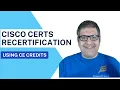 How to renew Cisco certificates using Continuing Education Program CE Credits