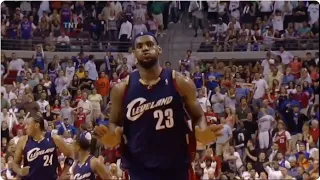 LeBron James Scores 25 Straight in Double OT Win Over Pistons 2007 Playoffs -