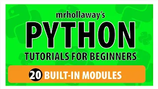 20 - Python Built-In Modules Random Datetime Math More