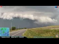 LIVE Storm Chaser - Supercell Tornado Threat